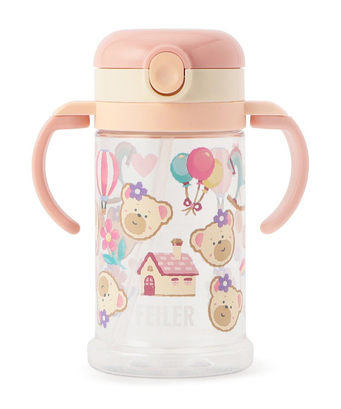 FEILER「リリアドリーミーハウス　ストローマグ　LDH-251122」|食器・キッチングッズ|ペールアプリコット