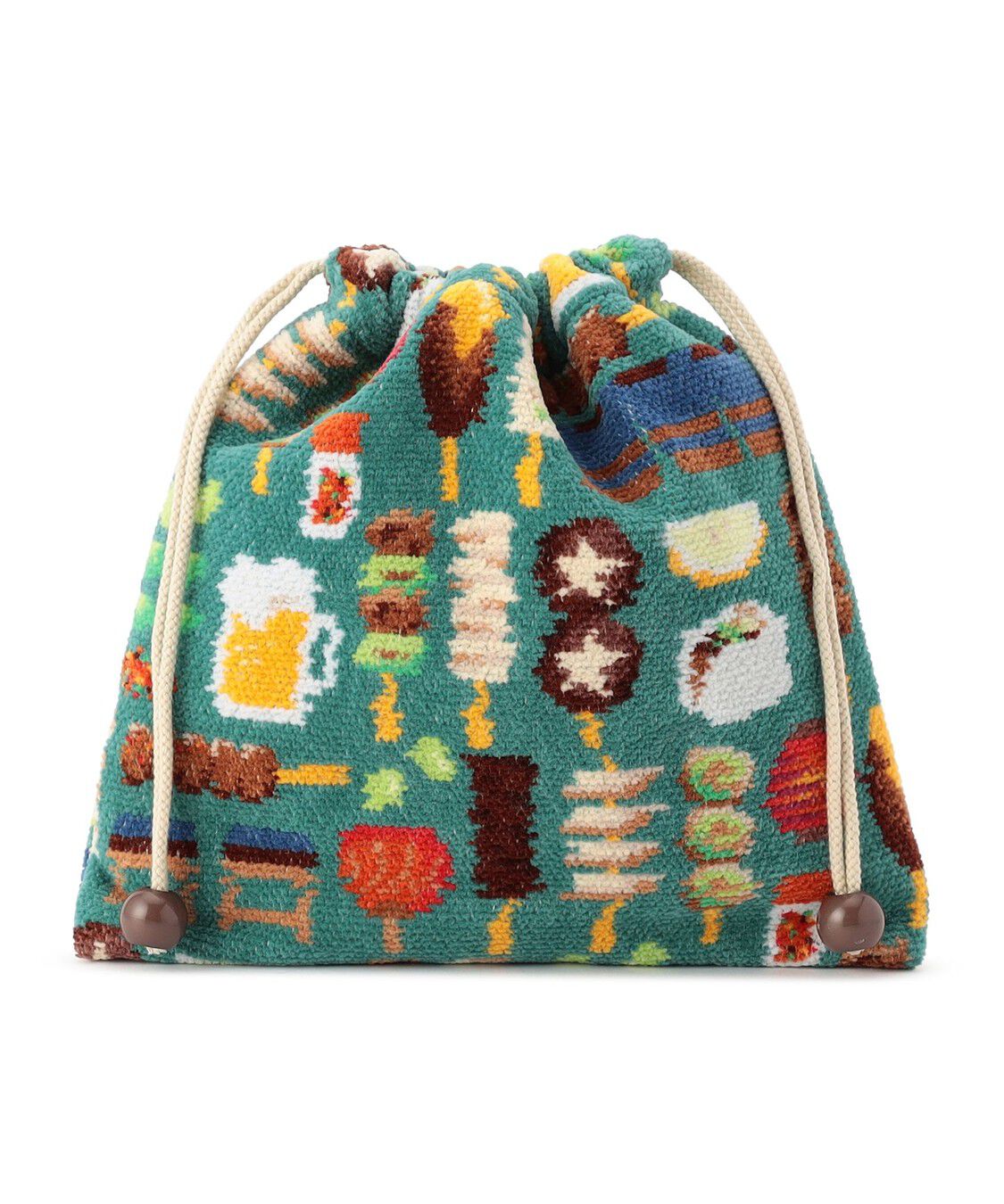 LOVERARY BY FEILER「トリアエズビールデ！　巾着　L/TBDー253124」|ポーチ|グリーン