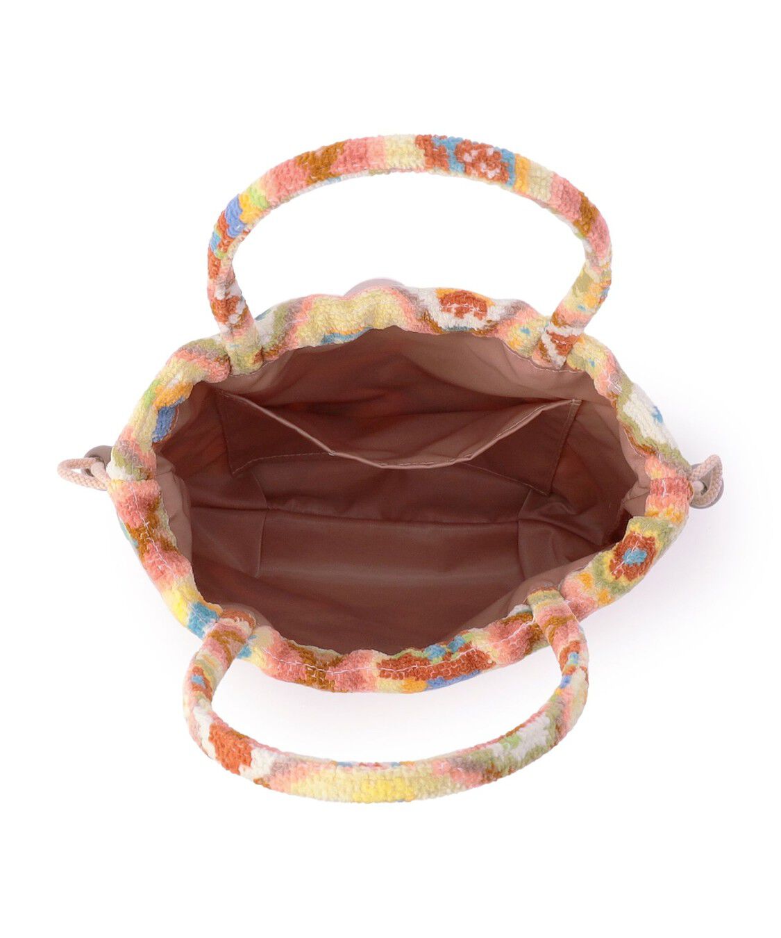 LOVERARY BY FEILER「オトメチックタイル　巾着バッグ　L/OMT-257329」|トートバッグ|