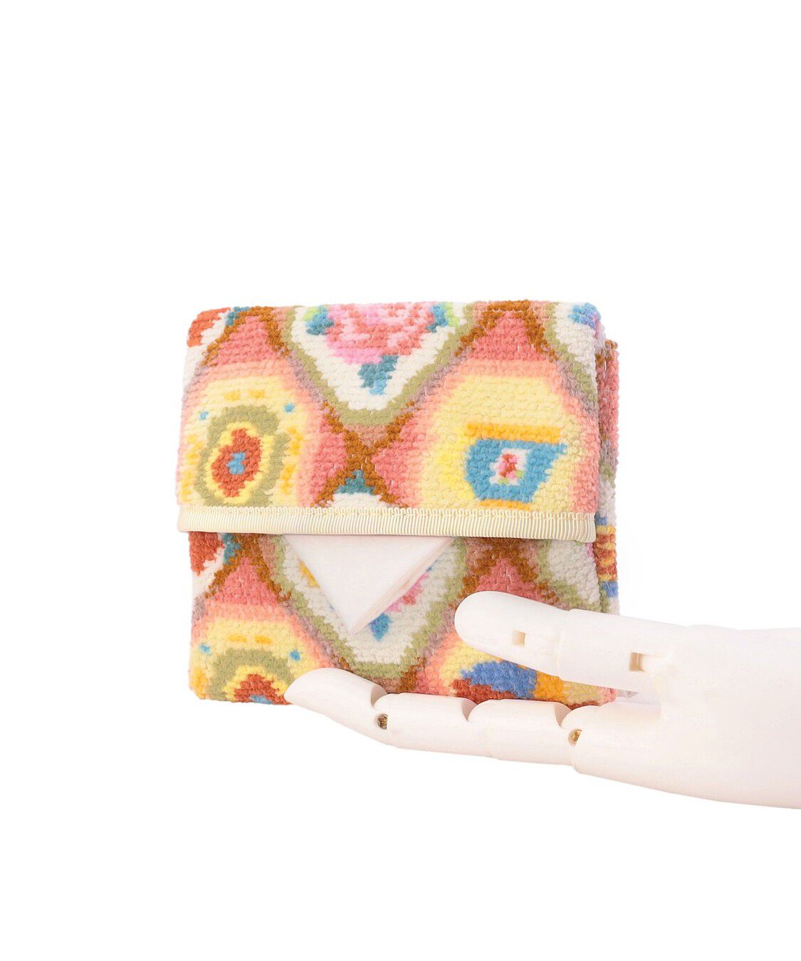 LOVERARY BY FEILER「オトメチックタイル　ティッシュポーチ　L/OMT-257324」|ポーチ|