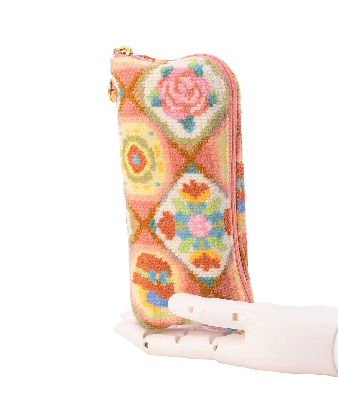 LOVERARY BY FEILER「オトメチックタイル　メガネポーチ　L/OMT-257327」|ポーチ|