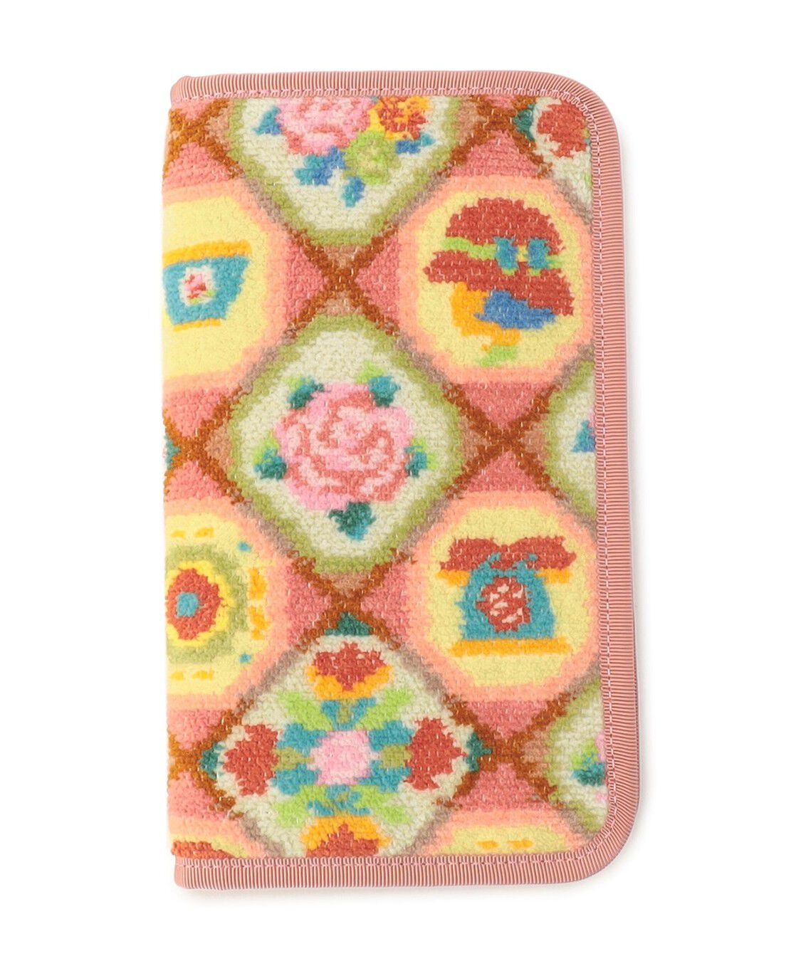 LOVERARY BY FEILER「オトメチックタイル　マルチケース　L/OMT-257328」|ポーチ|ペールグリーン