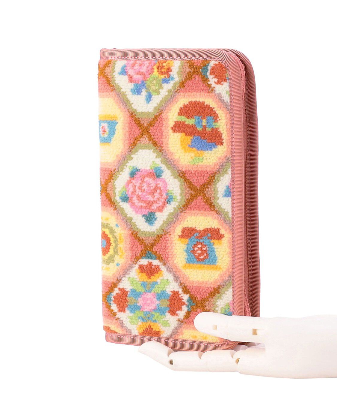 LOVERARY BY FEILER「オトメチックタイル　マルチケース　L/OMT-257328」|ポーチ|