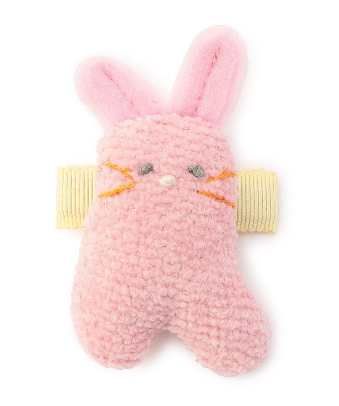 LOVERARY BY FEILER「エービーシーズー　うさぎ型ヘアクリップ　L/ABC-257119」|その他ベビー用品|ペールピンク