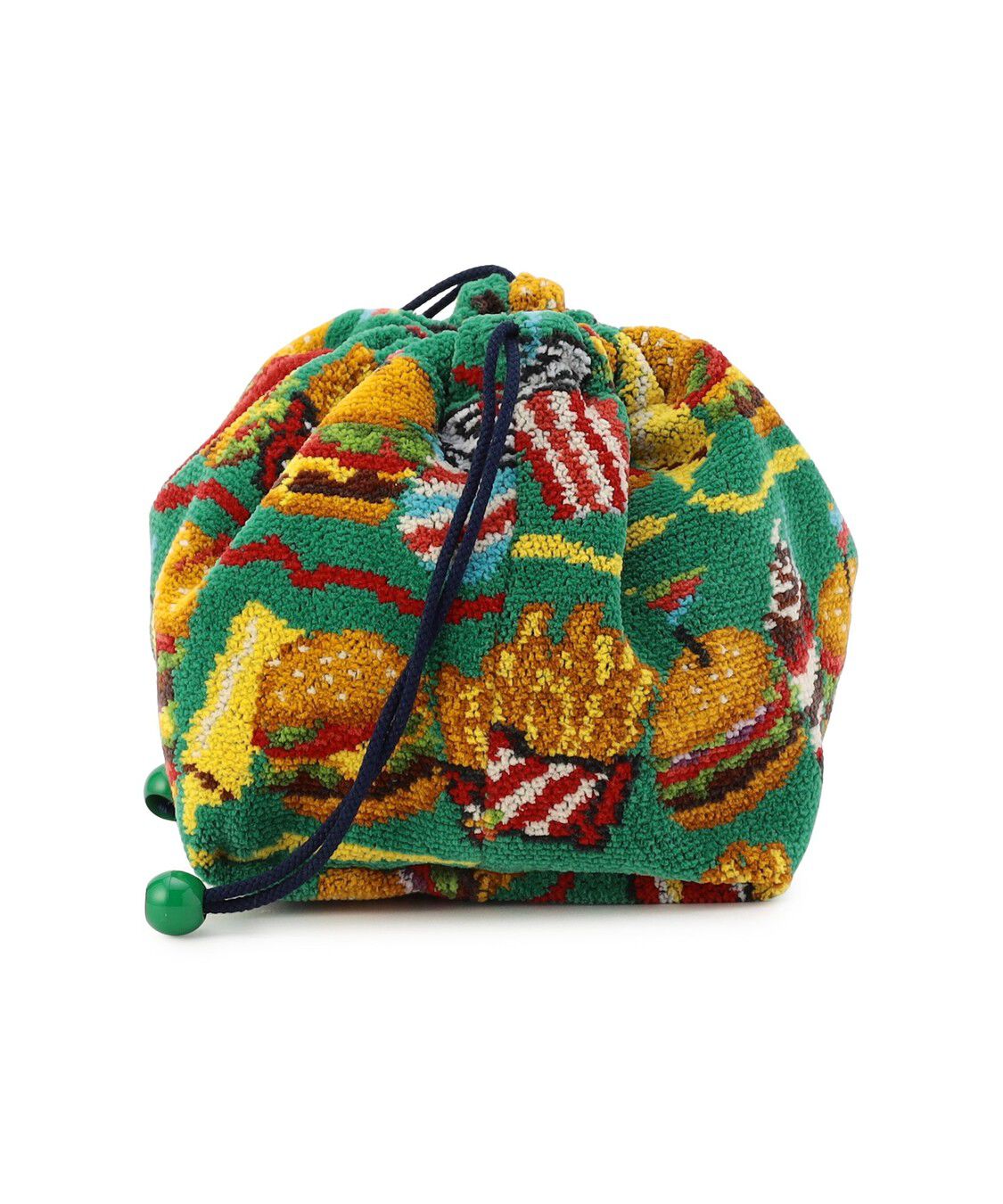 LOVERARY BY FEILER「バーガーショップ　マチ付き巾着　L/BUR-257129」|ポーチ|