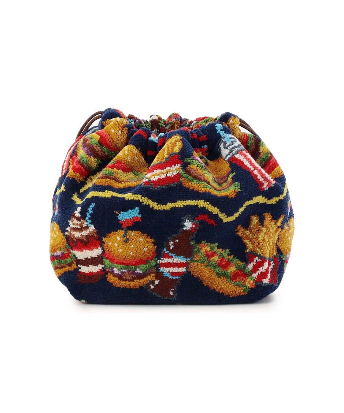 LOVERARY BY FEILER「バーガーショップ　マチ付き巾着　L/BUR-257129」|ポーチ|