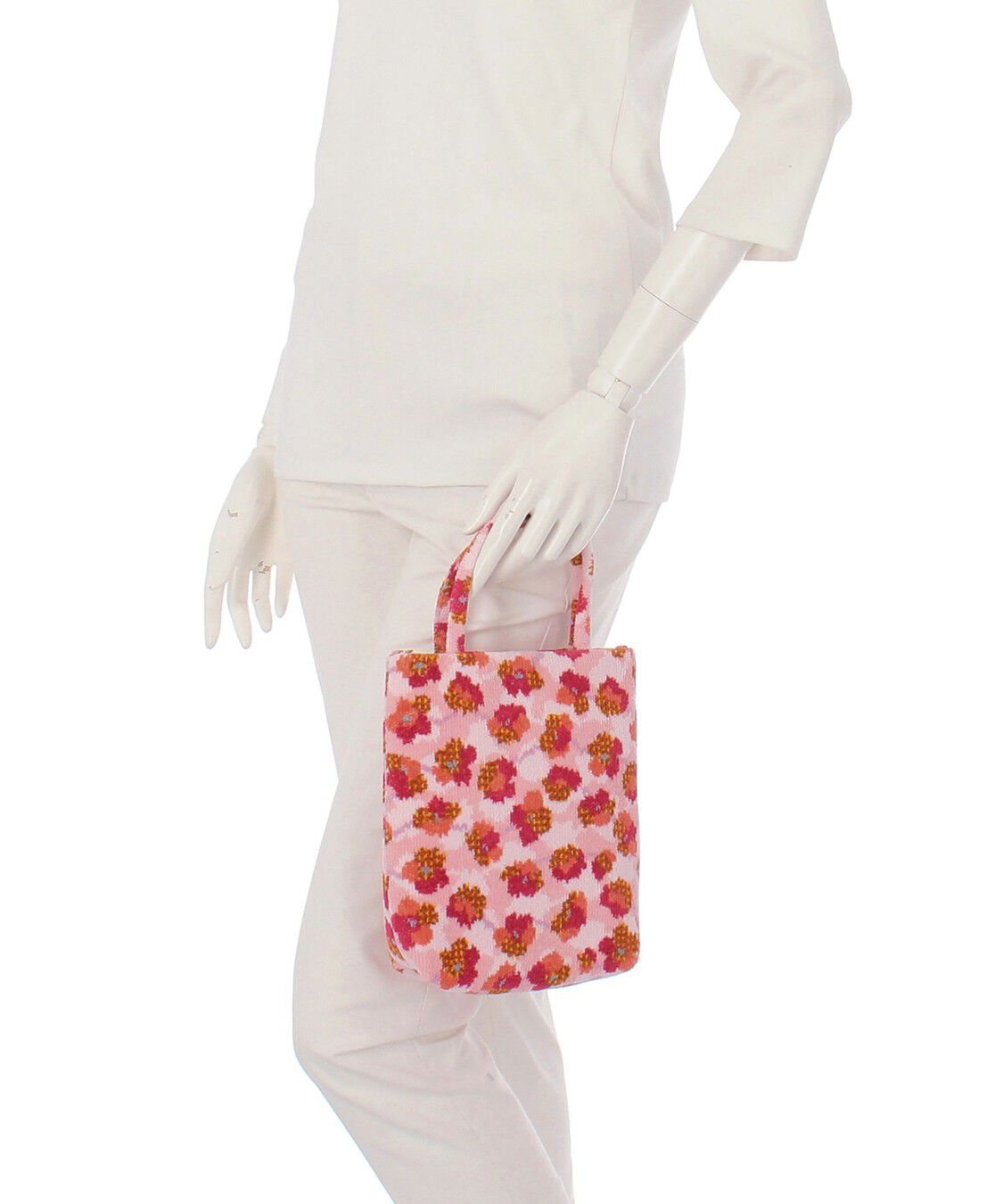 LOVERARY BY FEILER「フラワーペタルチェック　ミニバッグ　L/FPC-257342」|トートバッグ|