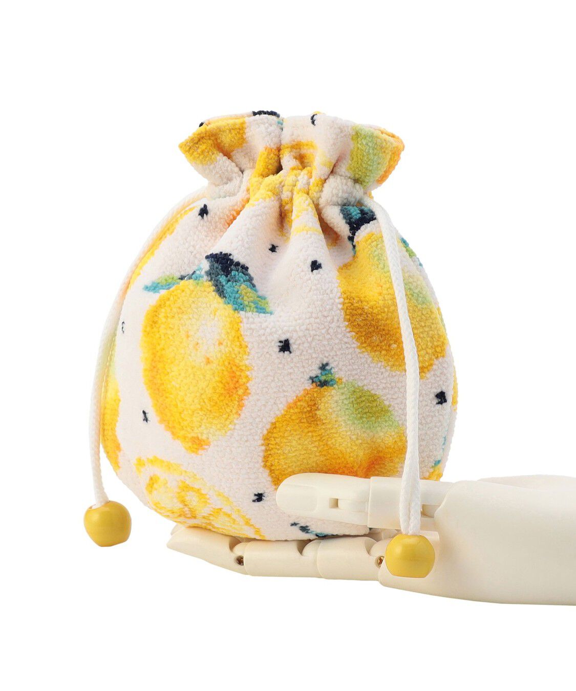 LOVERARY BY FEILER「レモンドット　巾着　L/LDO-257349」|ポーチ|