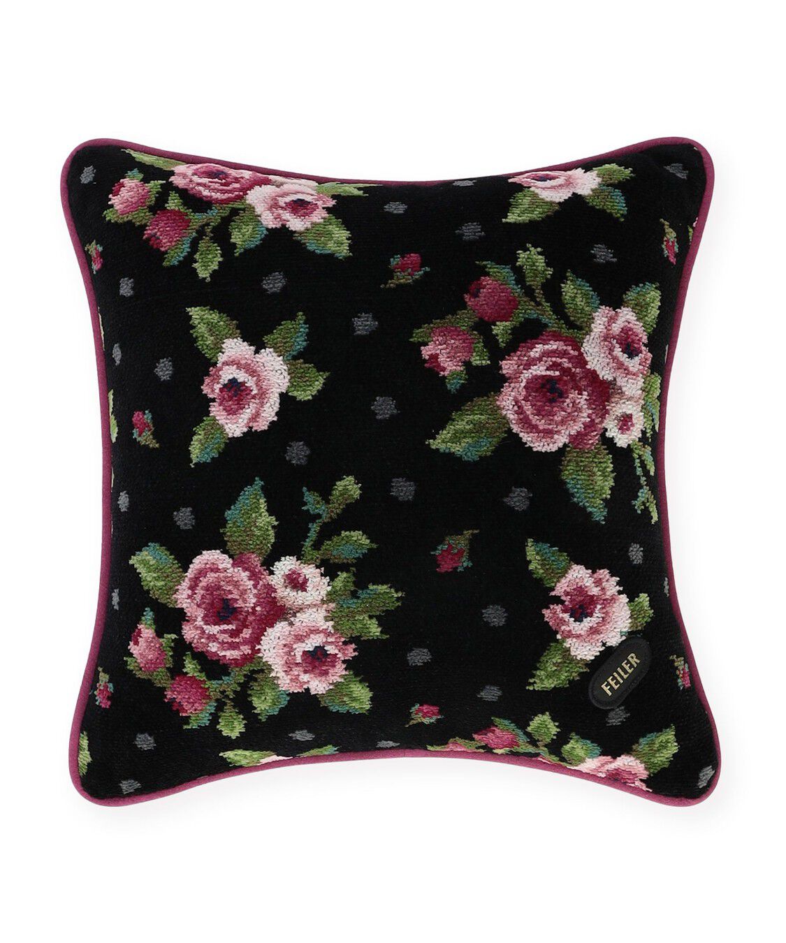 FEILER「マイジュリエット　クッション　MJT-257383」|クッション・クッションカバー|ブラック