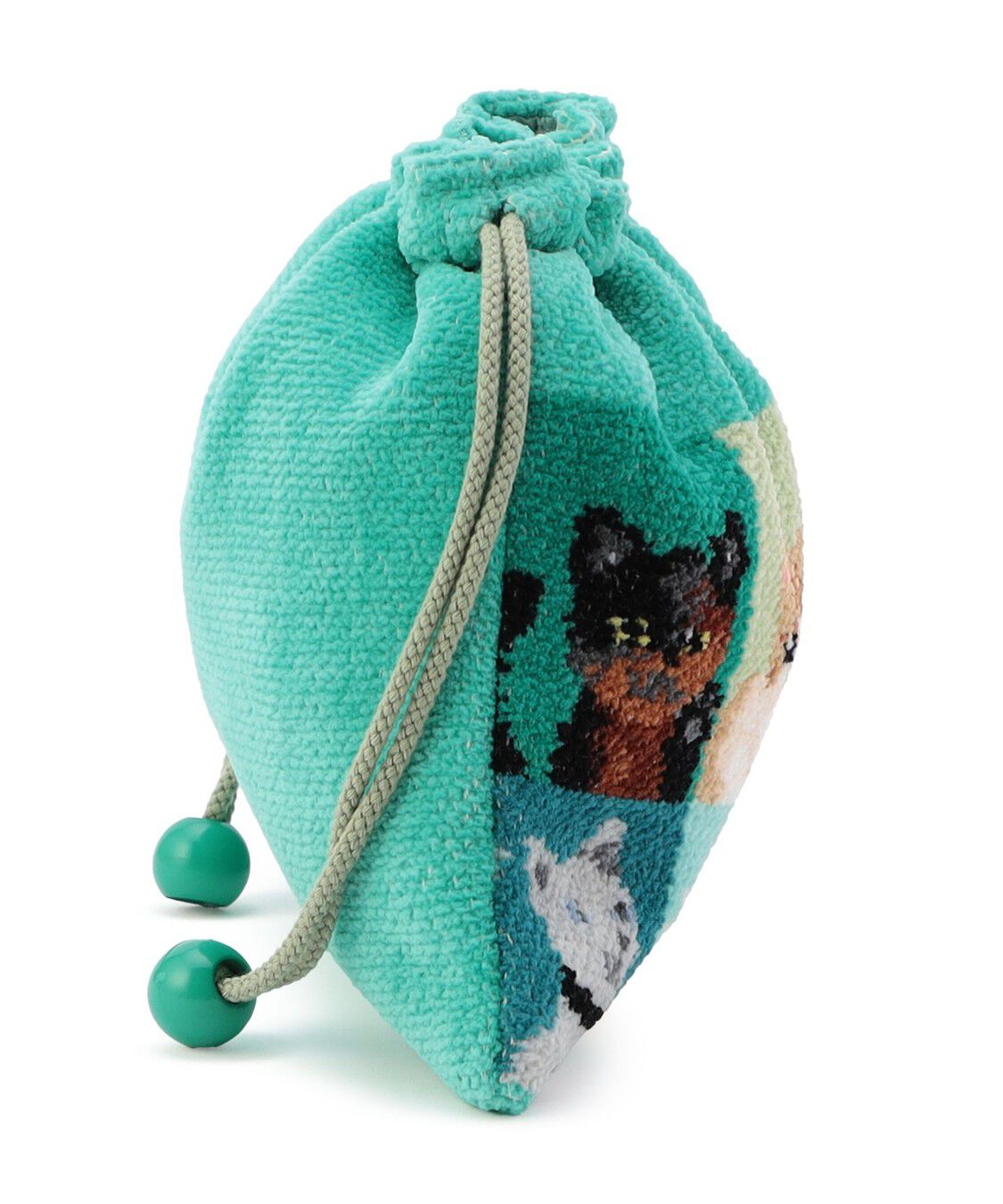 FEILER「ルック！マイキャット　巾着　MCT-257083」|ポーチ|