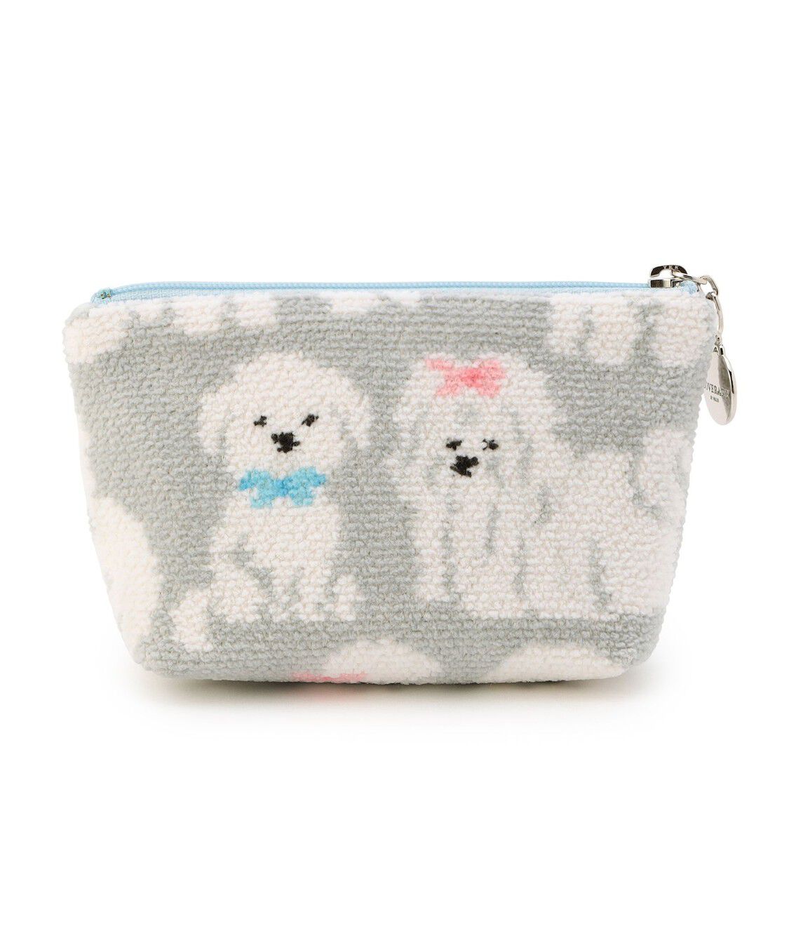 LOVERARY BY FEILER「モフモフワンチャン　舟型ポーチS　L/MWC-257363」|ポーチ|