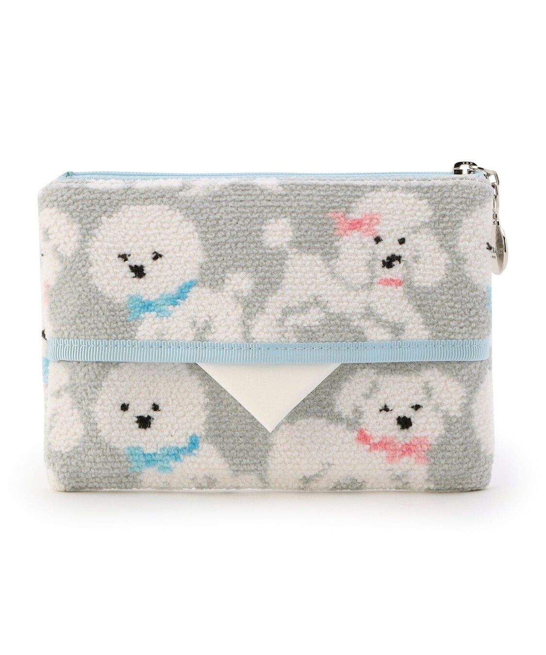 LOVERARY BY FEILER「モフモフワンチャン　ティッシュポーチ　L/MWC-257364」|ポーチ|