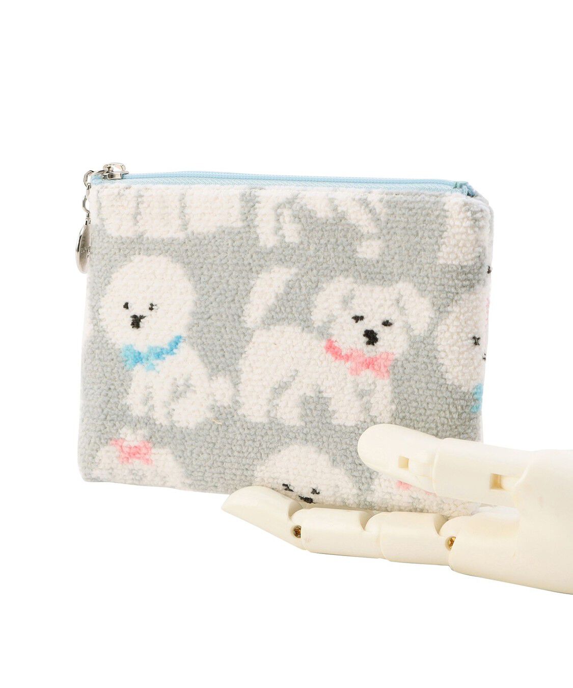 LOVERARY BY FEILER「モフモフワンチャン　ティッシュポーチ　L/MWC-257364」|ポーチ|