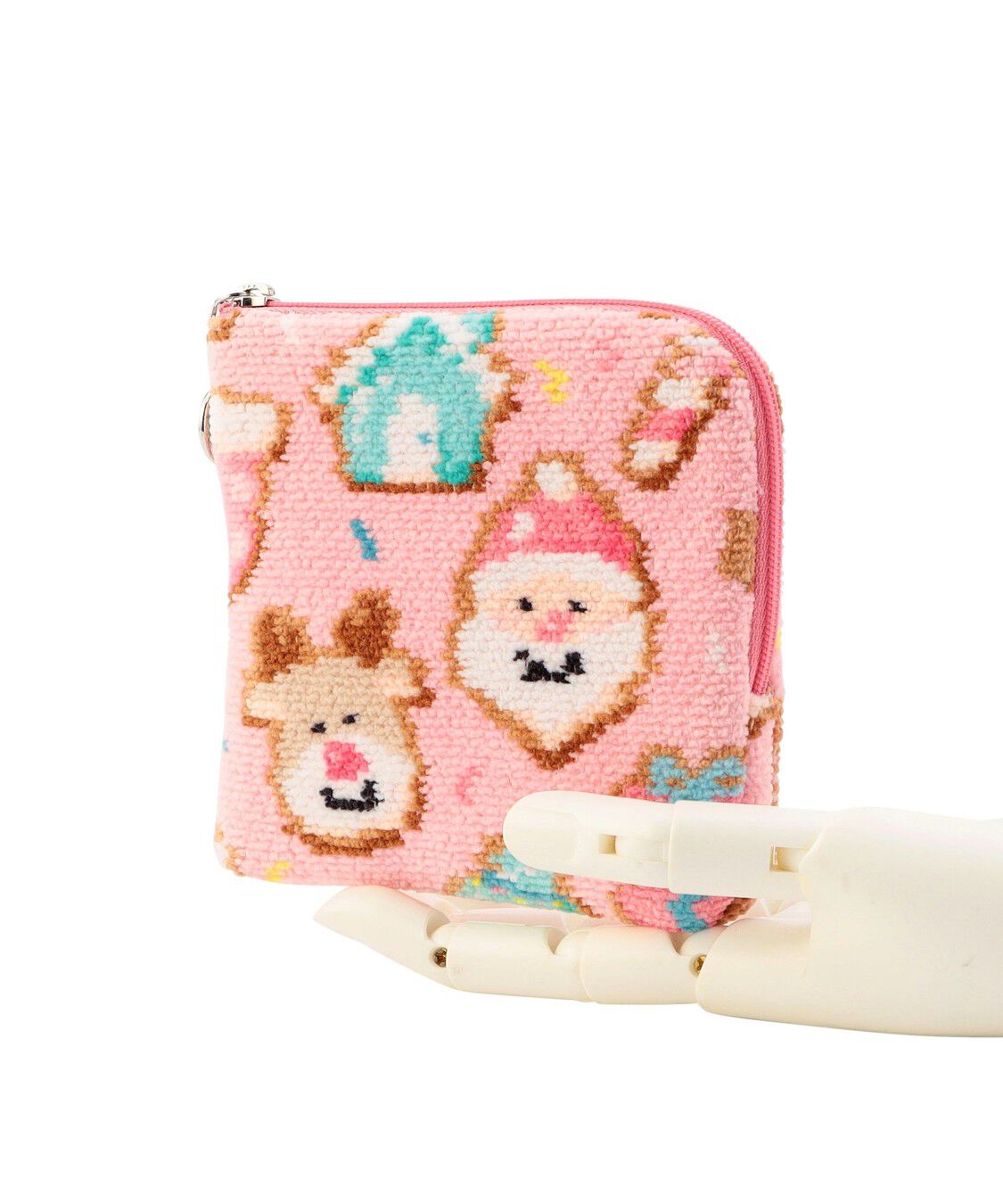 LOVERARY BY FEILER「クリスマスクッキーズ　スクエアポーチ　L/CMC-257151」|ポーチ|