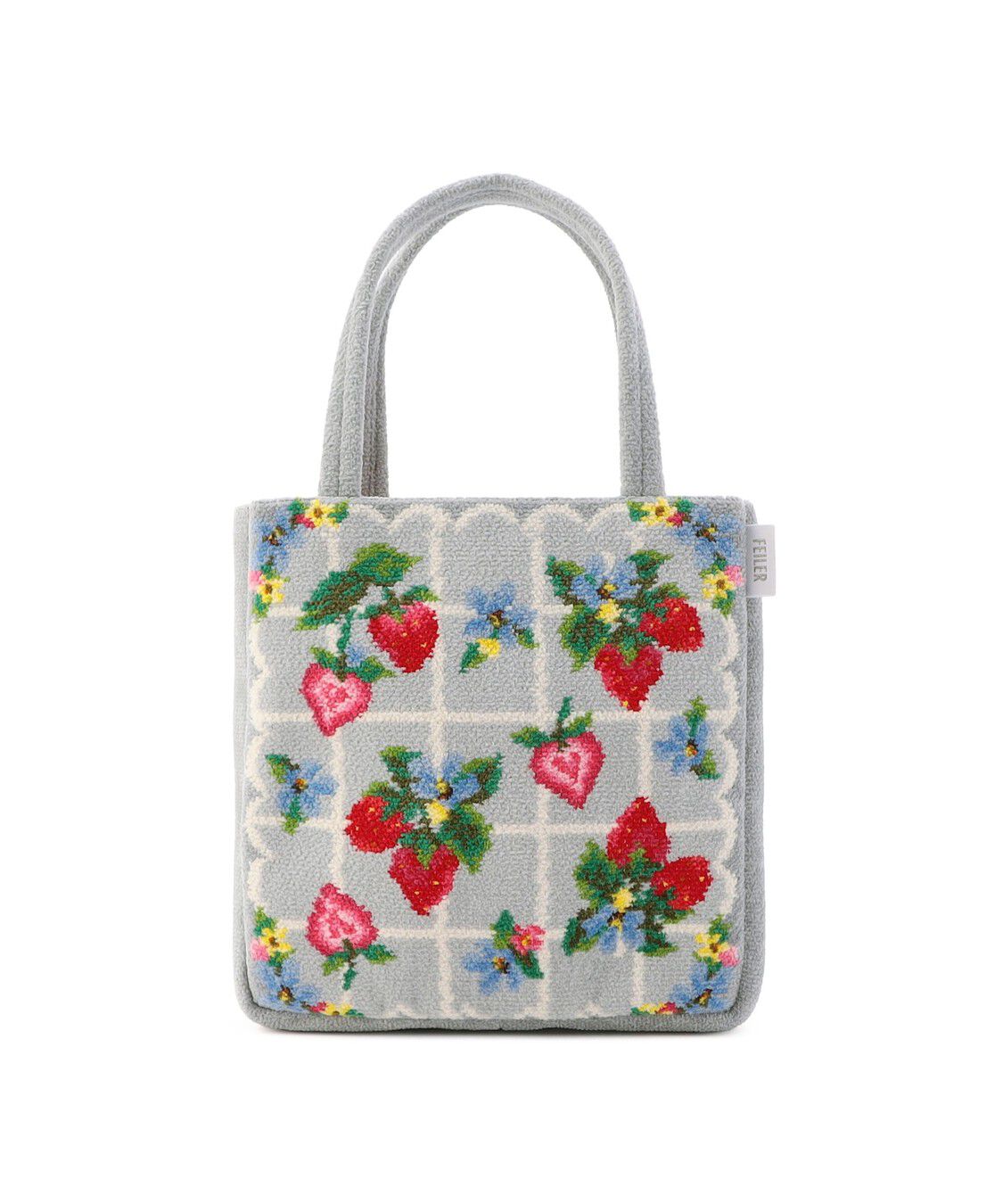 FEILER「ストロベリーフィールドプティ　ミニバッグ　SFP-257236」|トートバッグ|シルバーグレー
