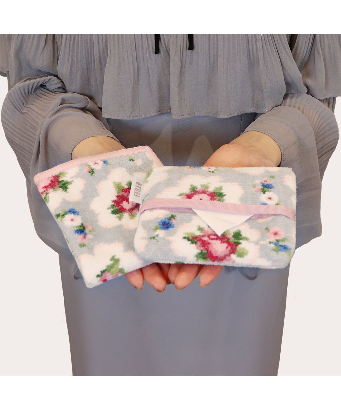 FEILER「ローズカンタービレ　ティッシュポーチ　RCB-260192」|ポーチ|