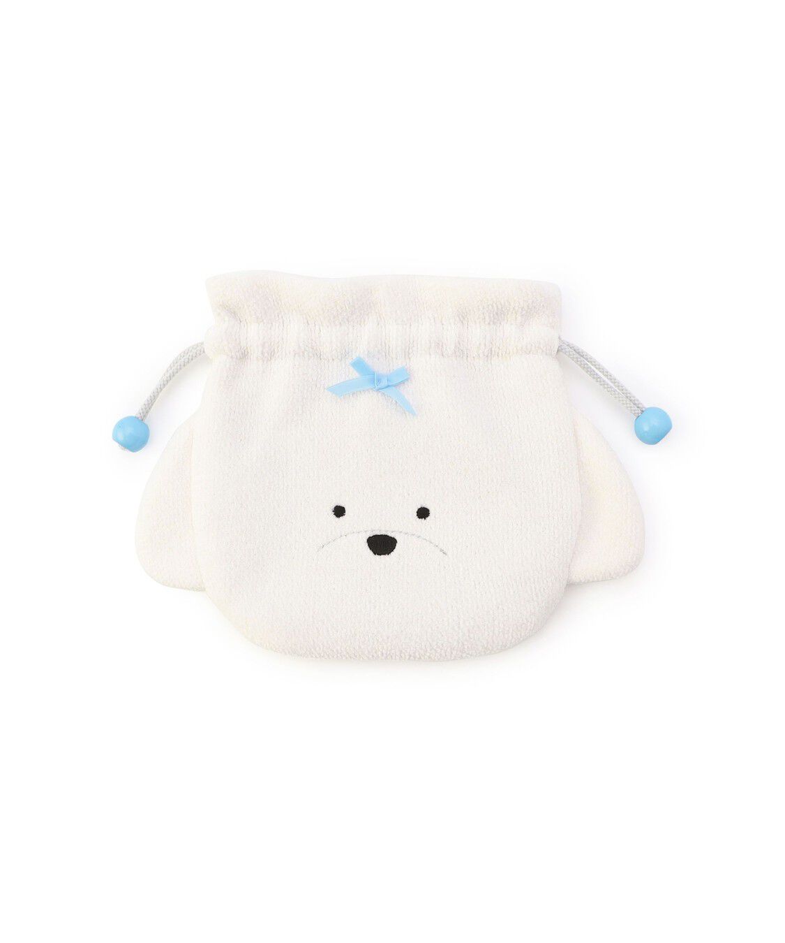 LOVERARY BY FEILER「モフモフワンチャン　マルチーズ巾着　L/MWC-257368」|ポーチ|