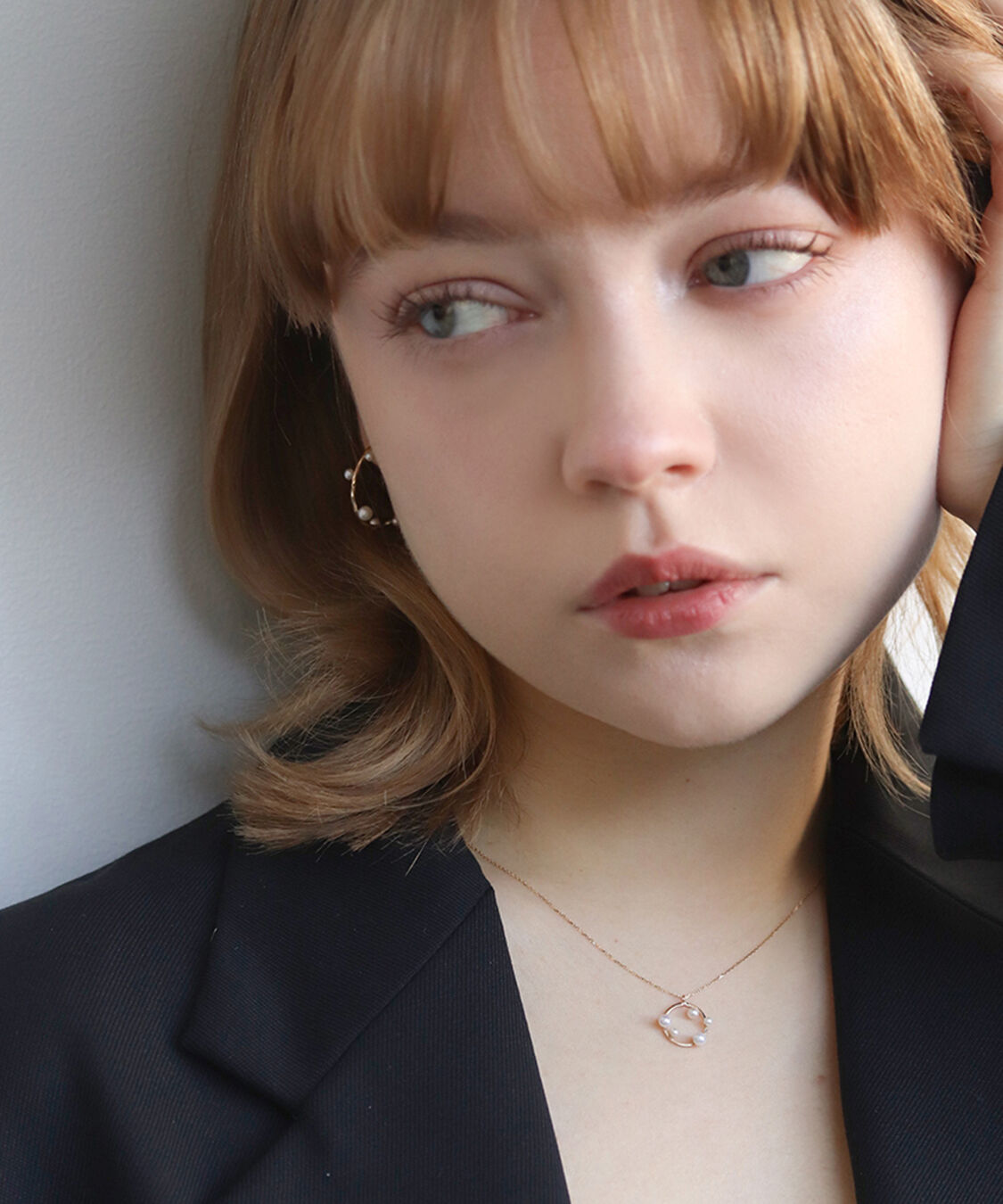  「パール リリー サークル ネックレス| K10YG〈2026 Spring Collection〉」|ネックレス|