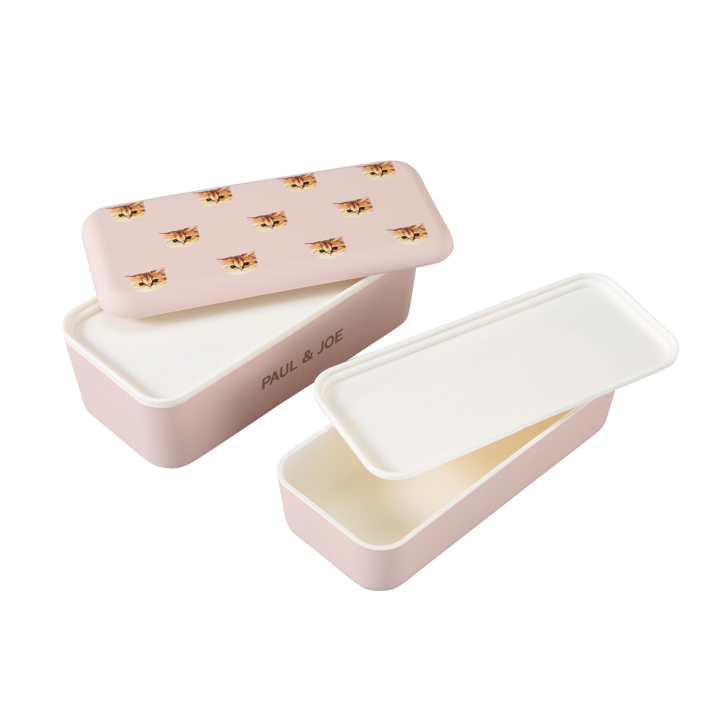 PAUL&JOE「ランチボックス・長方形・２段／ポール＆ジョー・ブレイクタイム」|食器・キッチングッズ|