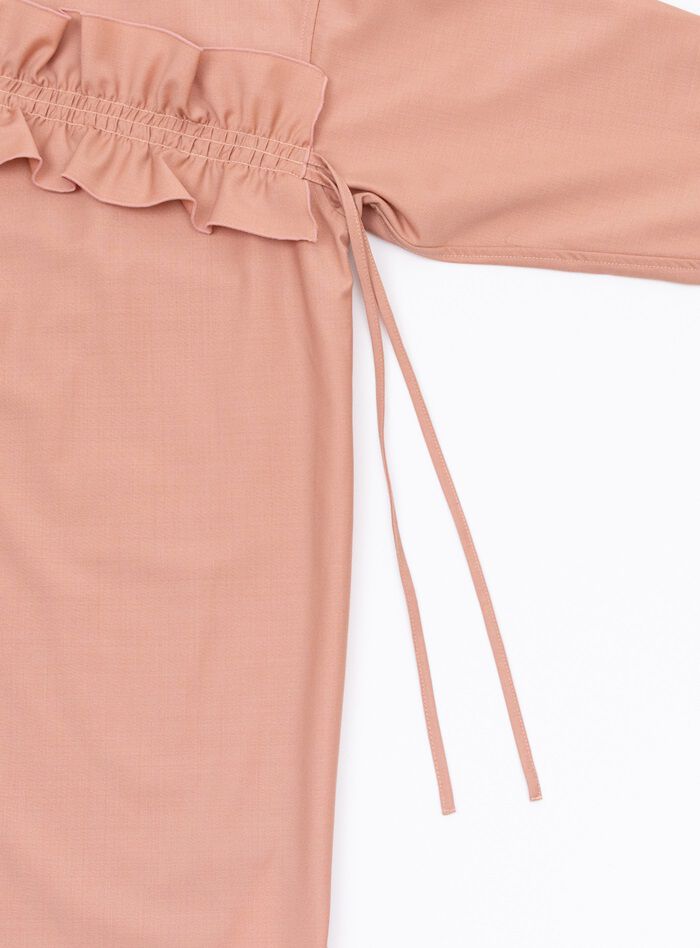 BACKYARD FAMILY「MIND マインド フリル ブラウス 長袖 通販 フリルブラウス 長袖ブラウス 長袖シャツ シャツ」|シャツ・ブラウス|