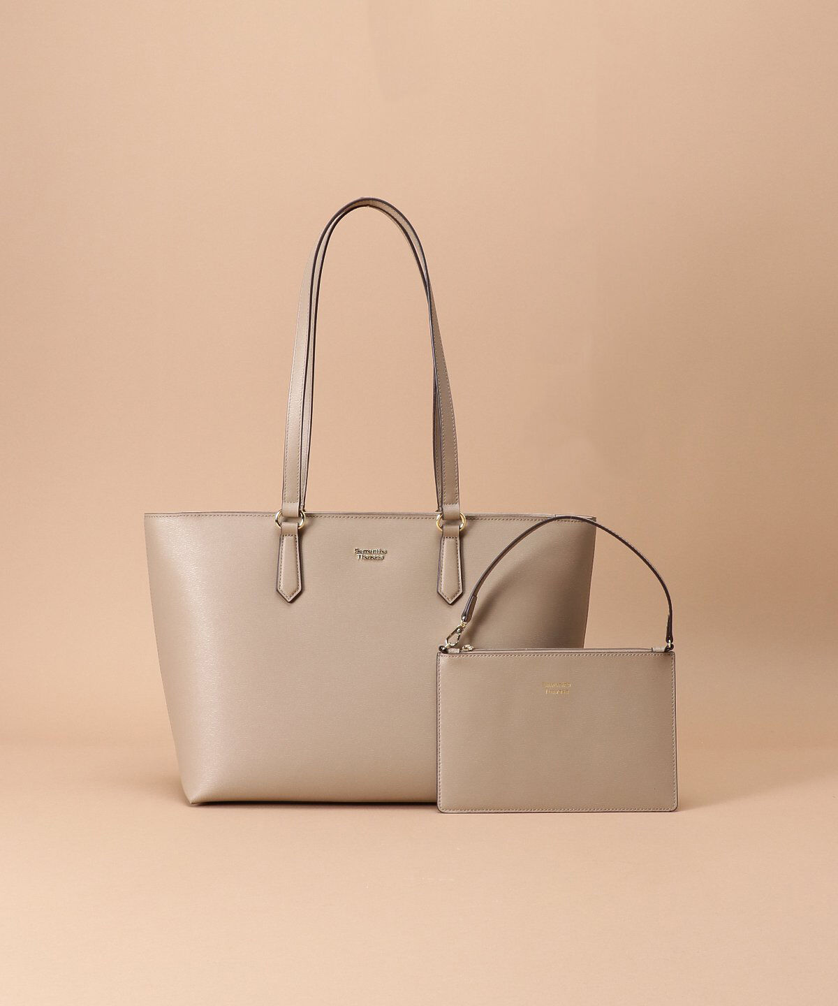 Samantha Thavasa「マルチポーチ付きシンプルトートバッグ」|トートバッグ|グレージュ