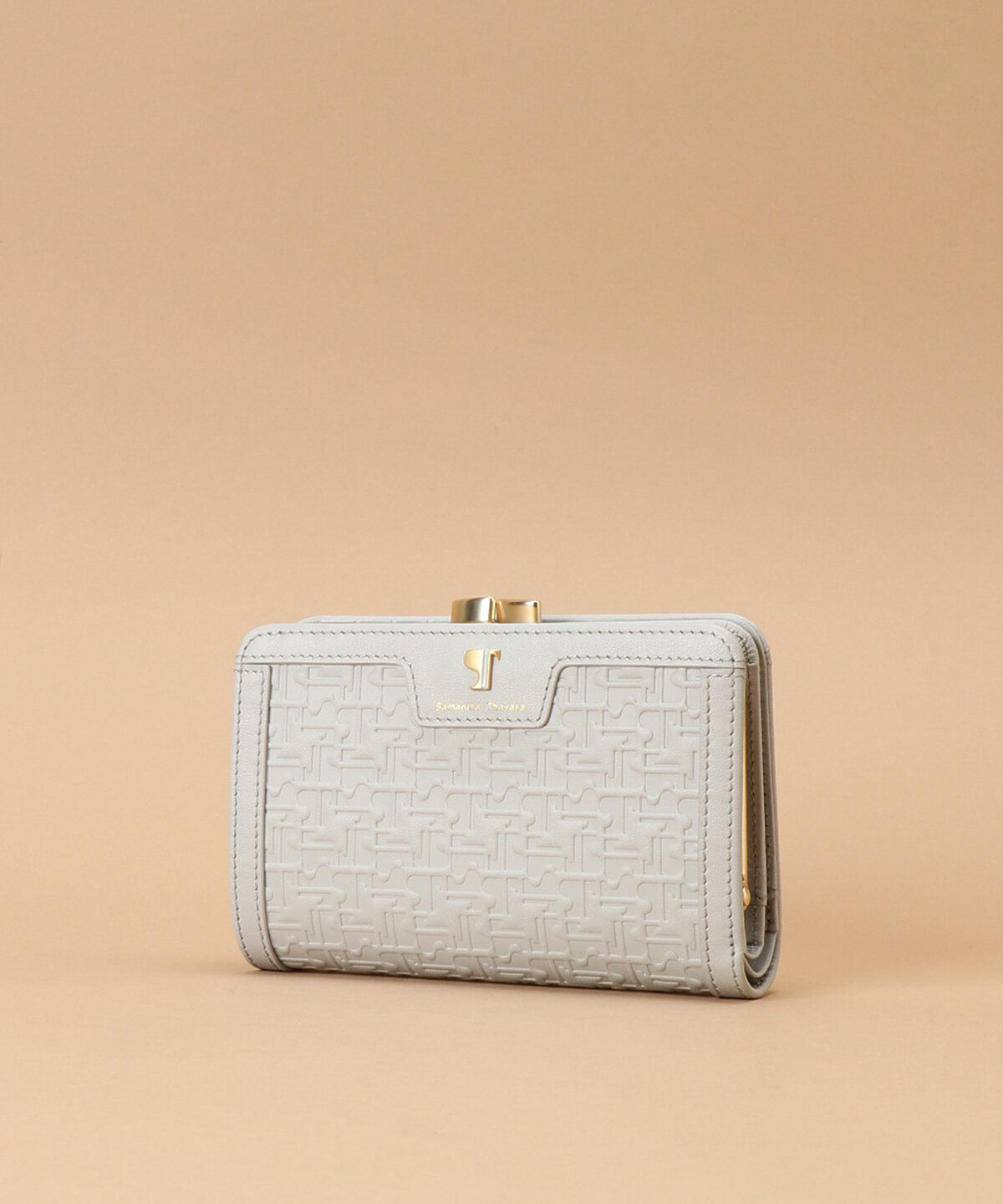 Samantha Thavasa「Pomme d'espoir ポムディスポワール 型押し口金折財布」|財布|