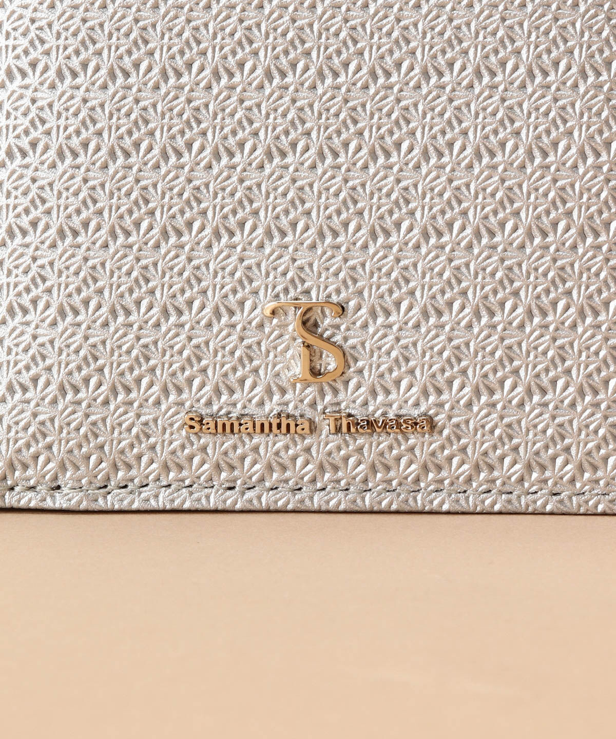 Samantha Thavasa「レース調型押し折財布」|財布|