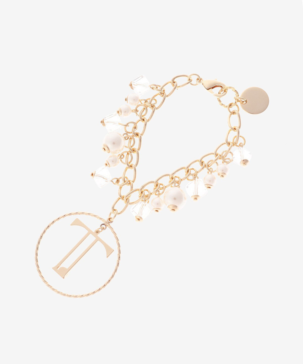 Samantha Vega「ツイストリングイニシャルチャーム(T)」|チャーム・キーホルダー|