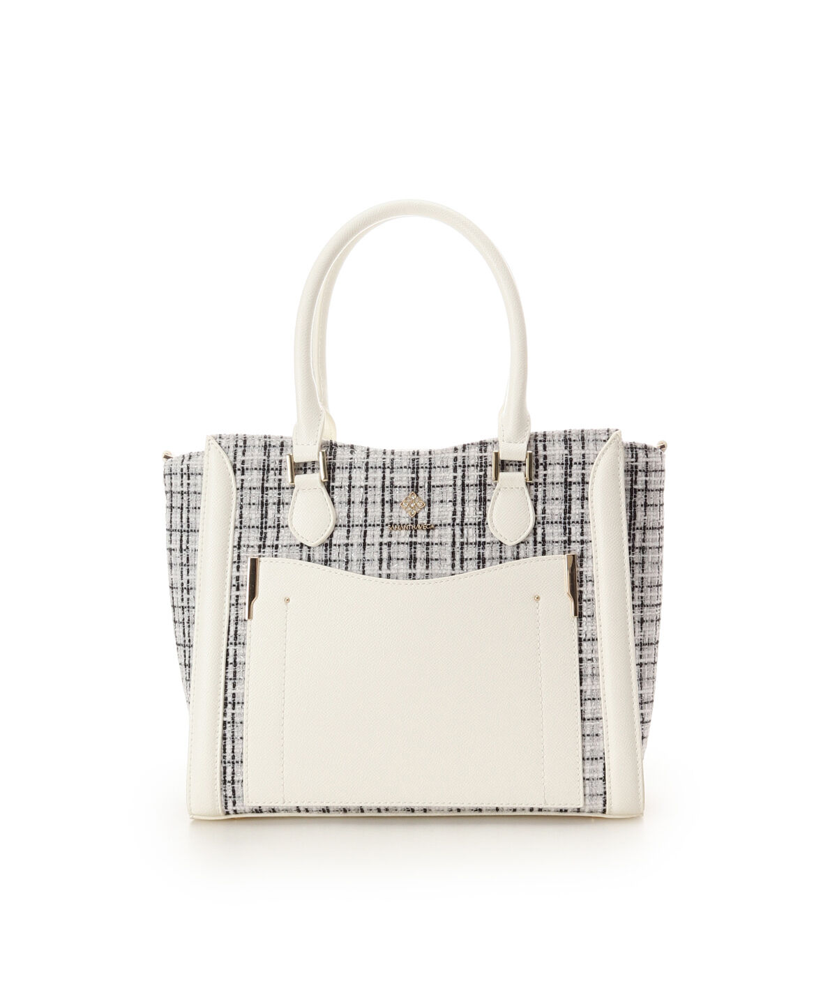 Samantha Vega「新色ツイードダイヤカットハンドバッグ」|ハンドバッグ|