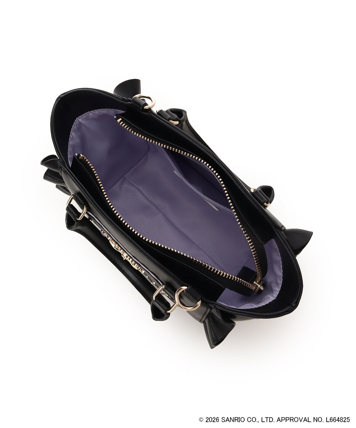 Samantha Vega「「マイメロディ＆クロミ」コレクション　「クロミ」フラッター」|ショルダー・メッセンジャー|