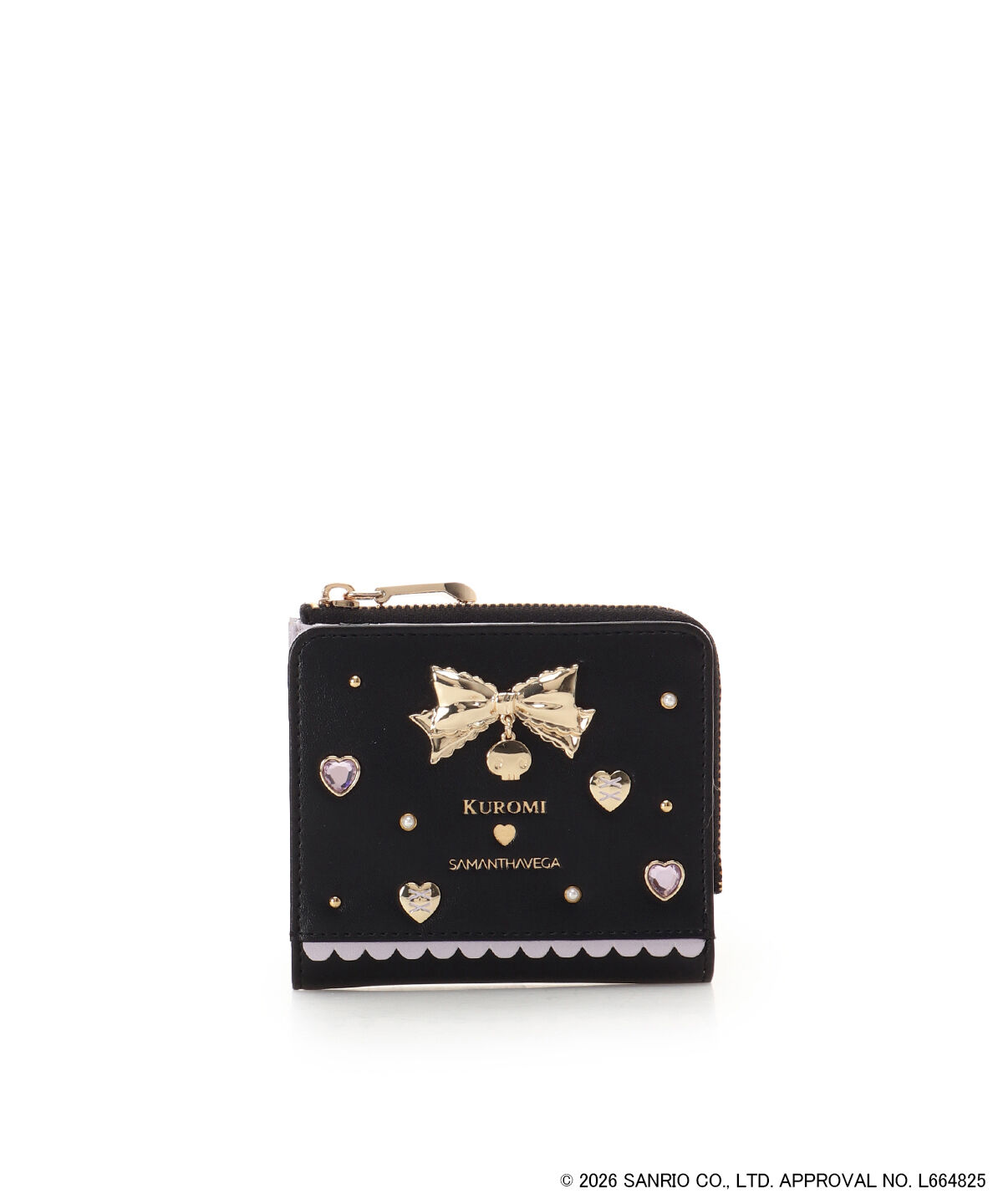 Samantha Vega「「マイメロディ＆クロミ」コレクション　「クロミ」折財布」|財布|ブラック