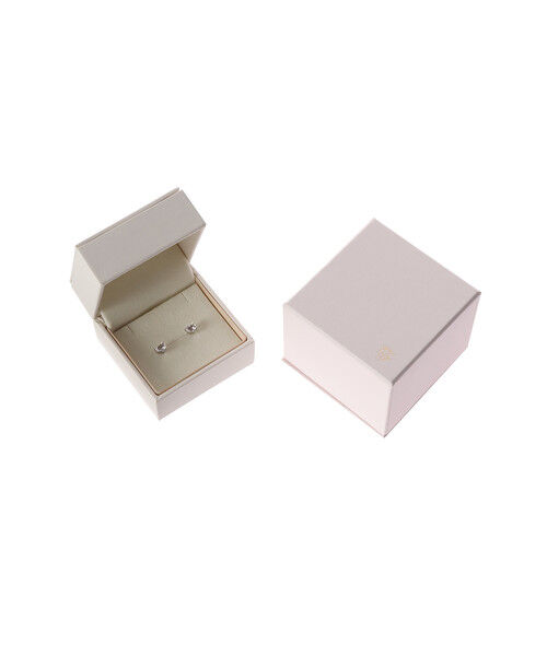 Samantha Tiara「K10 WG パーフェクトハートストーンピアス」|ピアス|