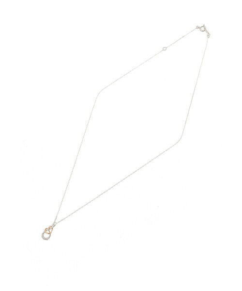 Samantha Tiara「K10 WG&times;PG Infinity Love Knot ネックレス」|ネックレス|
