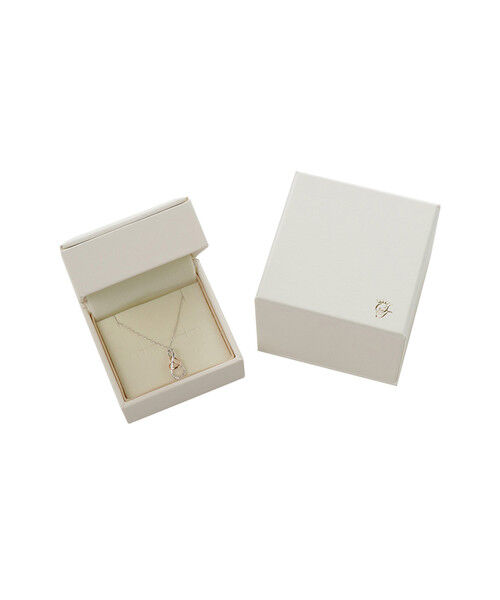 Samantha Tiara「K10 WG&times;PG Infinity Love Knot ネックレス」|ネックレス|