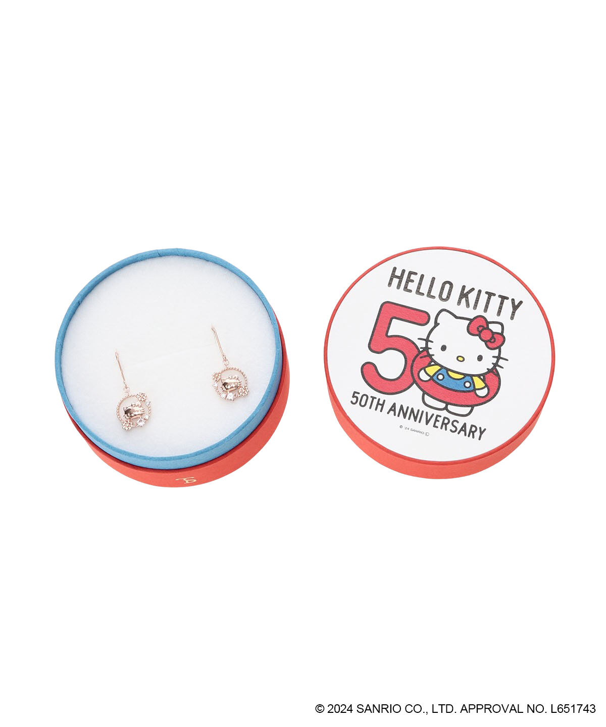 newme by Samantha Thavasa「「ハローキティ」50周年記念コレクション サークルピアス」|ピアス|