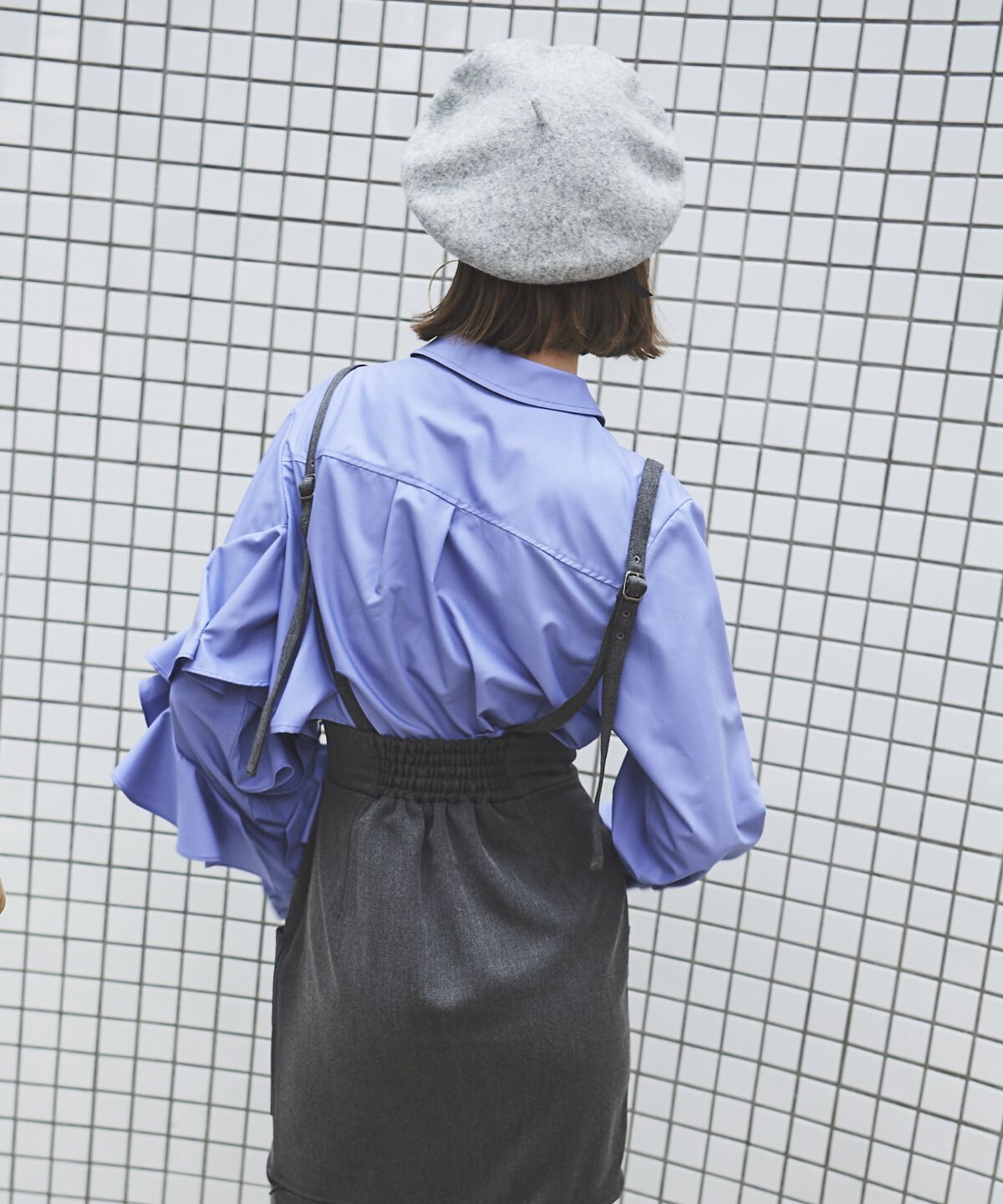 アンドクチュール「アシメ袖フリルシャツブラウス」|シャツ・ブラウス|