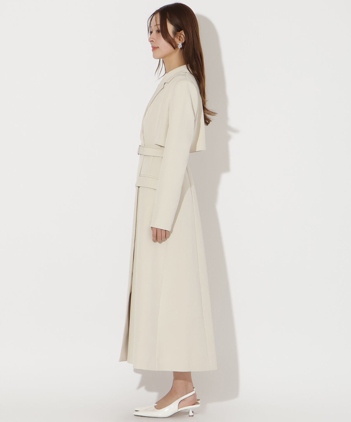 アンドクチュール「トレンチ風ワンピース」|ワンピース|