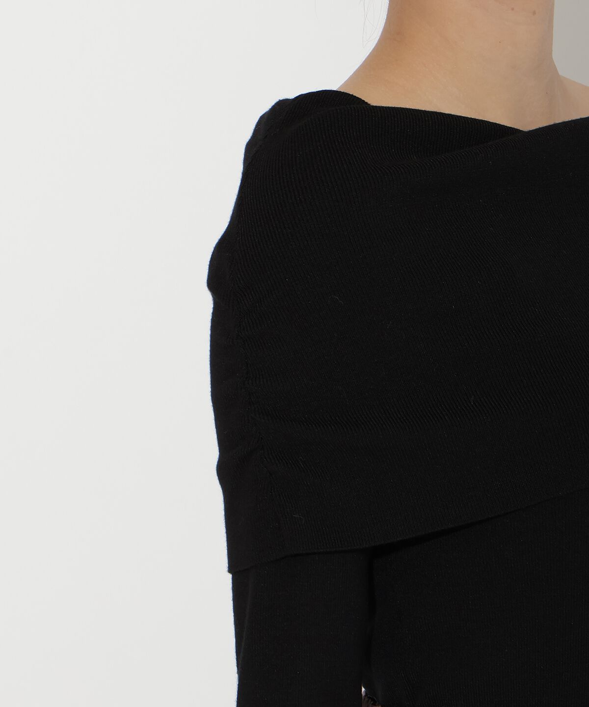 アンドクチュール「オフショルプルオーバー」|ニット・セーター|