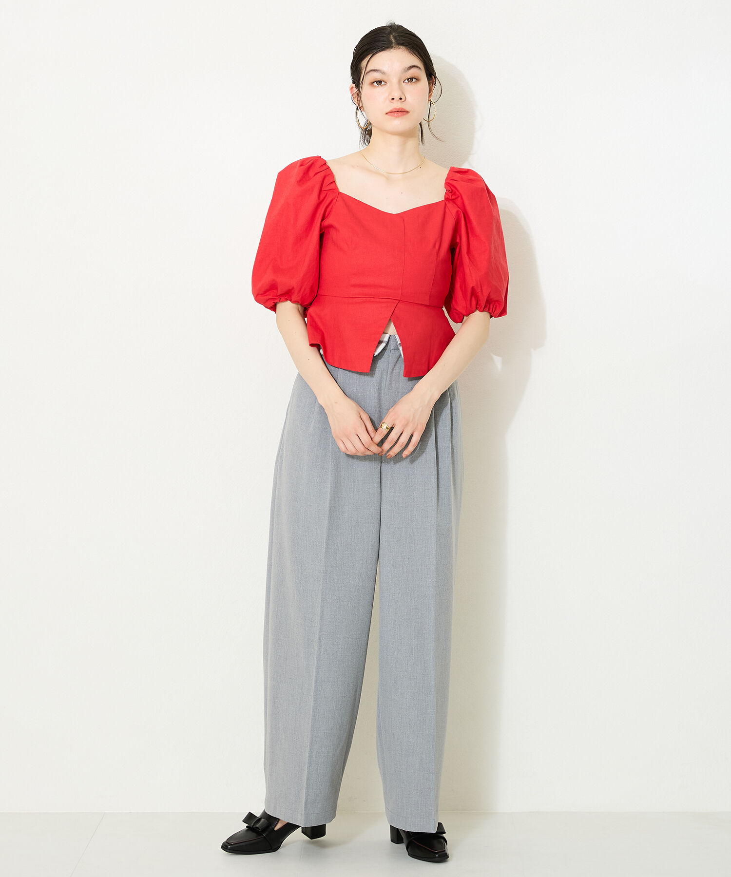 ORiental TRaffic「リボンモチーフローファー/41127」|パンプス|