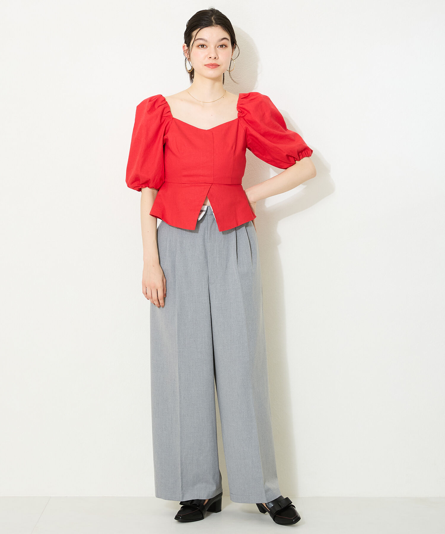 ORiental TRaffic「リボンモチーフローファー/41127」|パンプス|