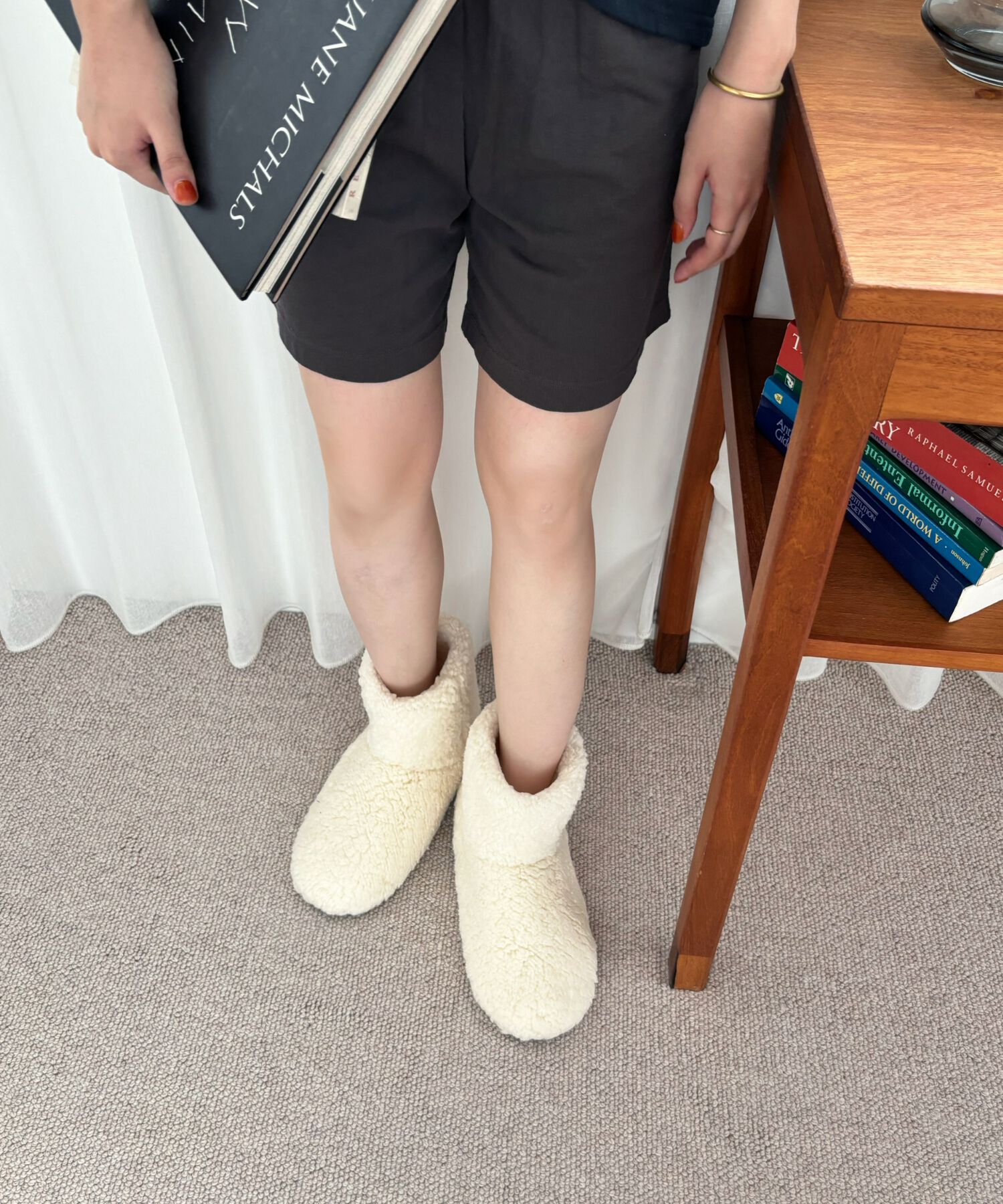 ORiental TRaffic「【WEB限定】 ボア ルームシューズ ブーツ/G-0011」|その他|