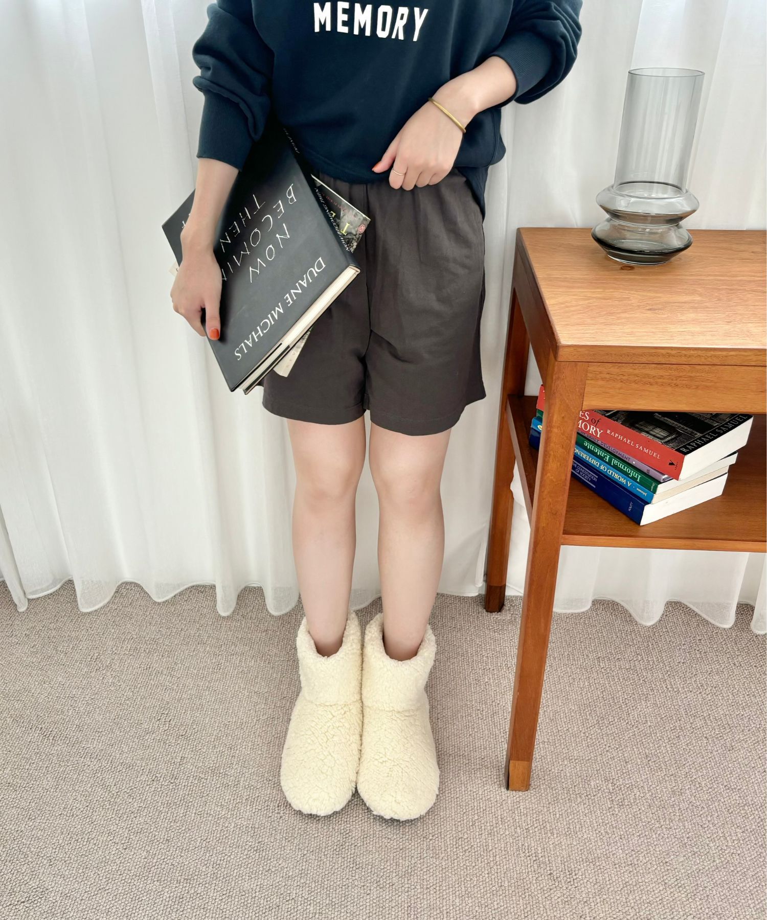 ORiental TRaffic「【WEB限定】 ボア ルームシューズ ブーツ/G-0011」|その他|