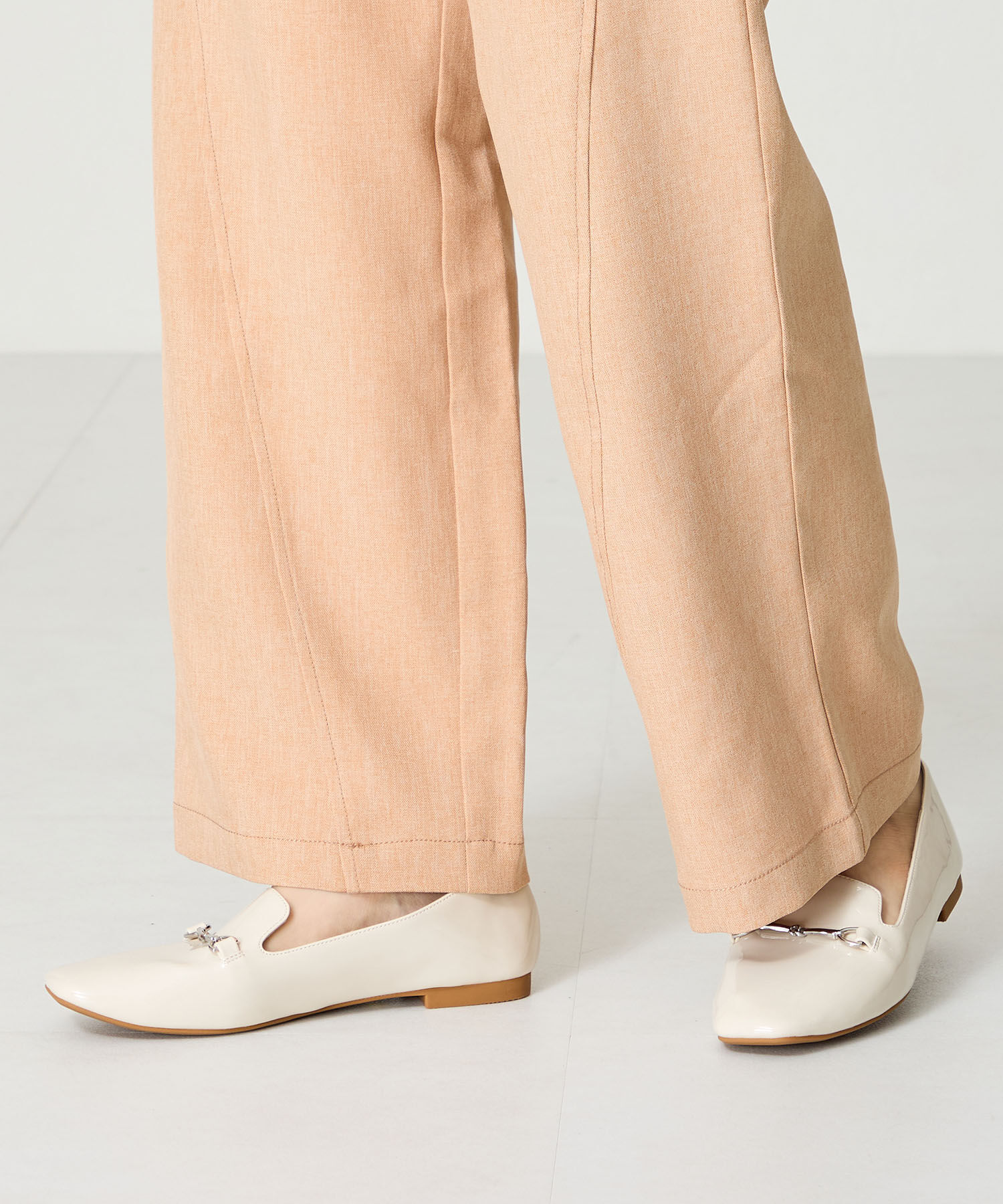 ORiental TRaffic「【WEB限定】 晴雨兼用 ビット ローファー /55106 レイン フラット 柔らかい」|パンプス|