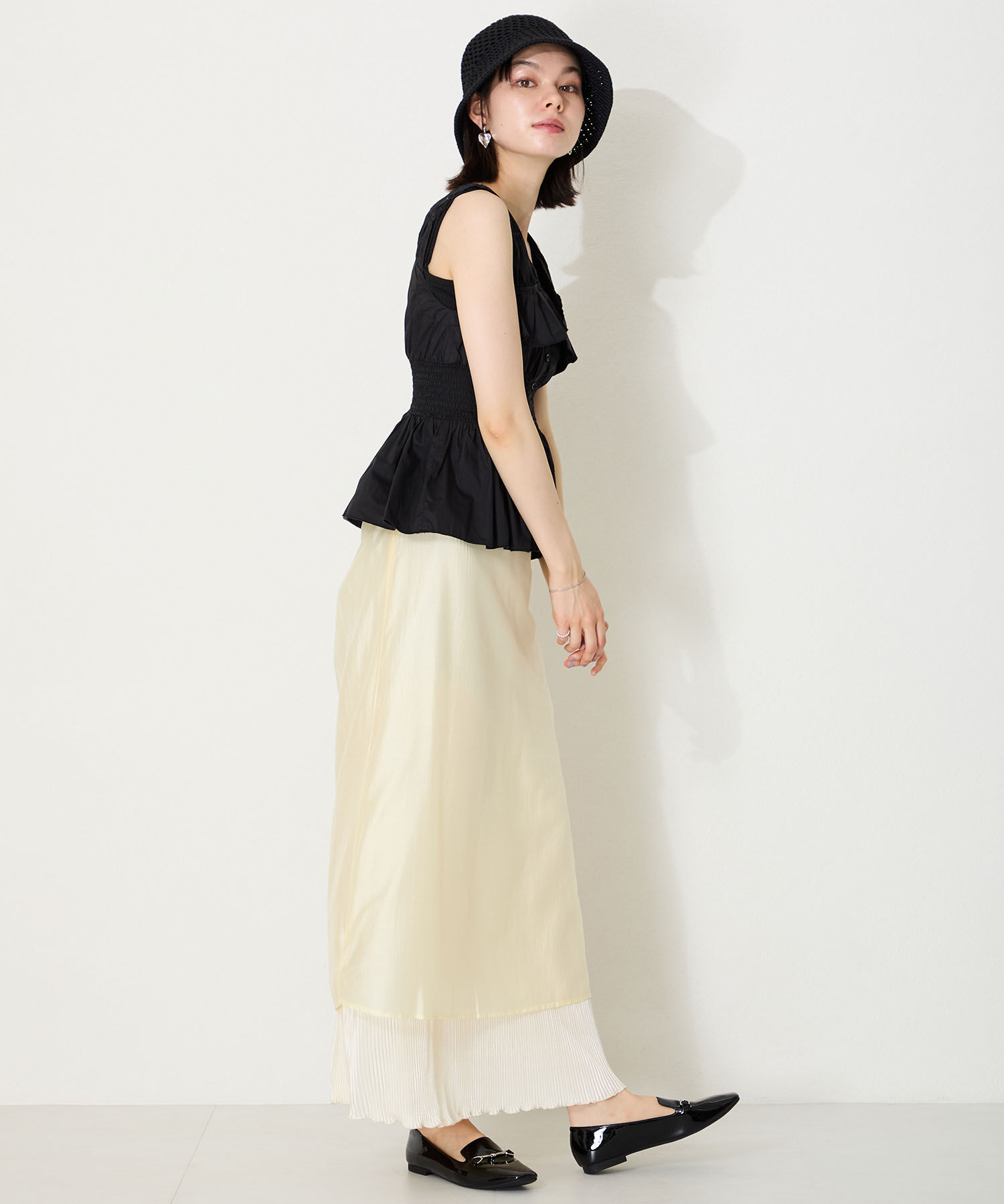 ORiental TRaffic「【WEB限定】 晴雨兼用 ビット ローファー /55106 レイン フラット 柔らかい」|パンプス|