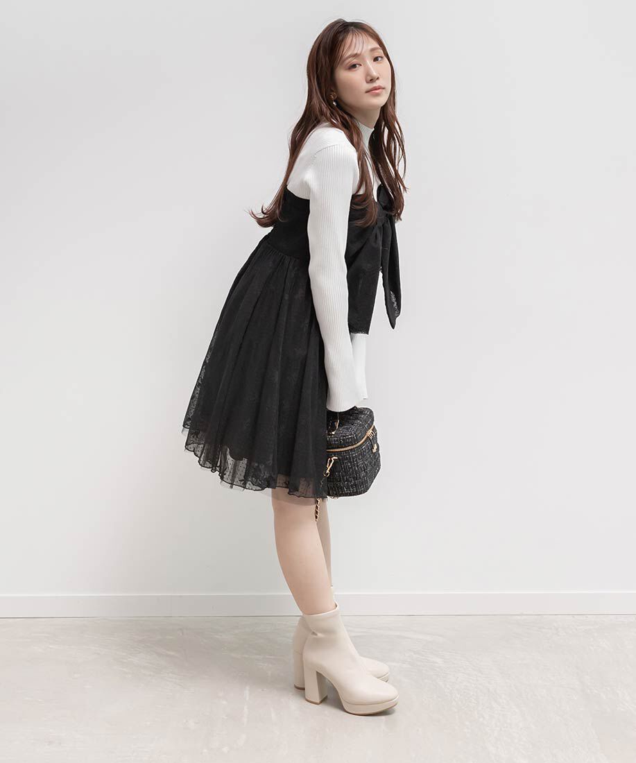  「晴雨兼用 チャンキーヒールベーシックショートブーツ」|ショートブーツ|