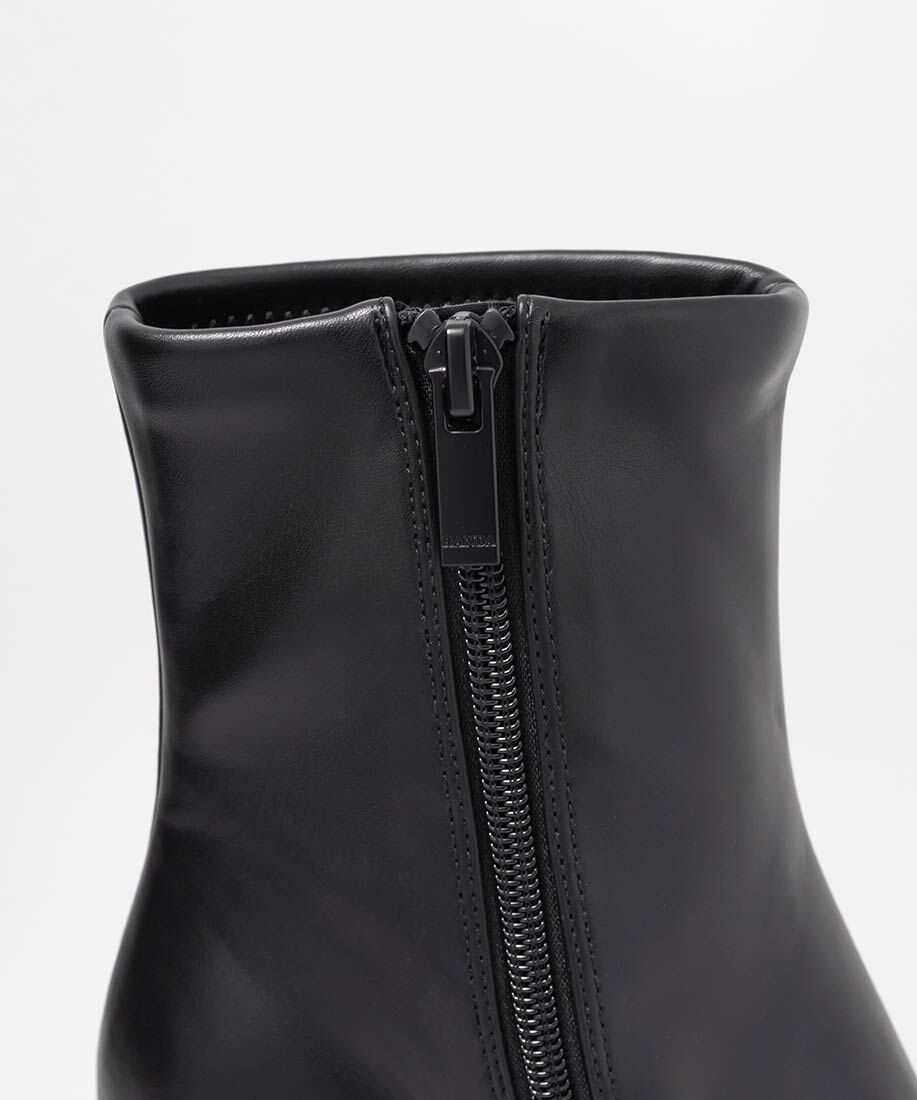  「晴雨兼用 チャンキーヒールベーシックショートブーツ」|ショートブーツ|