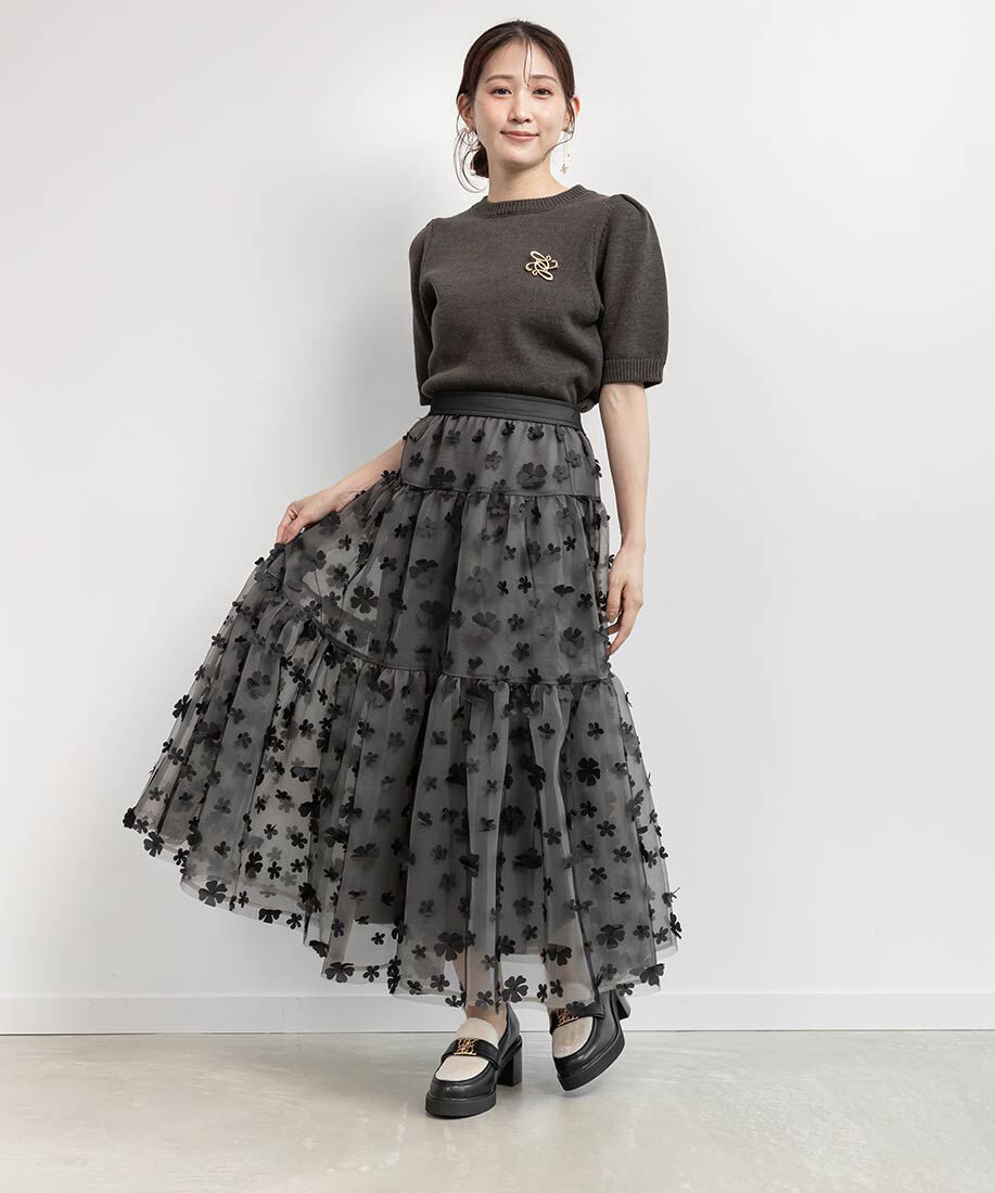  「モノグラムベルトボリュームローファー」|ローファー|