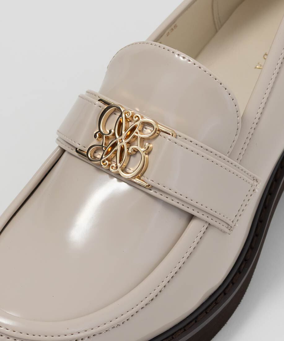  「モノグラムベルトボリュームローファー」|ローファー|