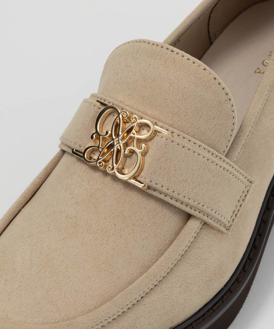  「モノグラムベルトボリュームローファー」|ローファー|