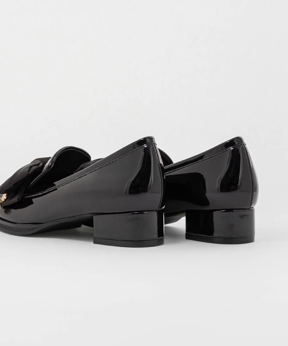  「パールチャームサテンリボンローファー」|ローファー|